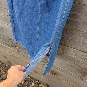 Vintage Faded Glory Blue Maxi Skirt